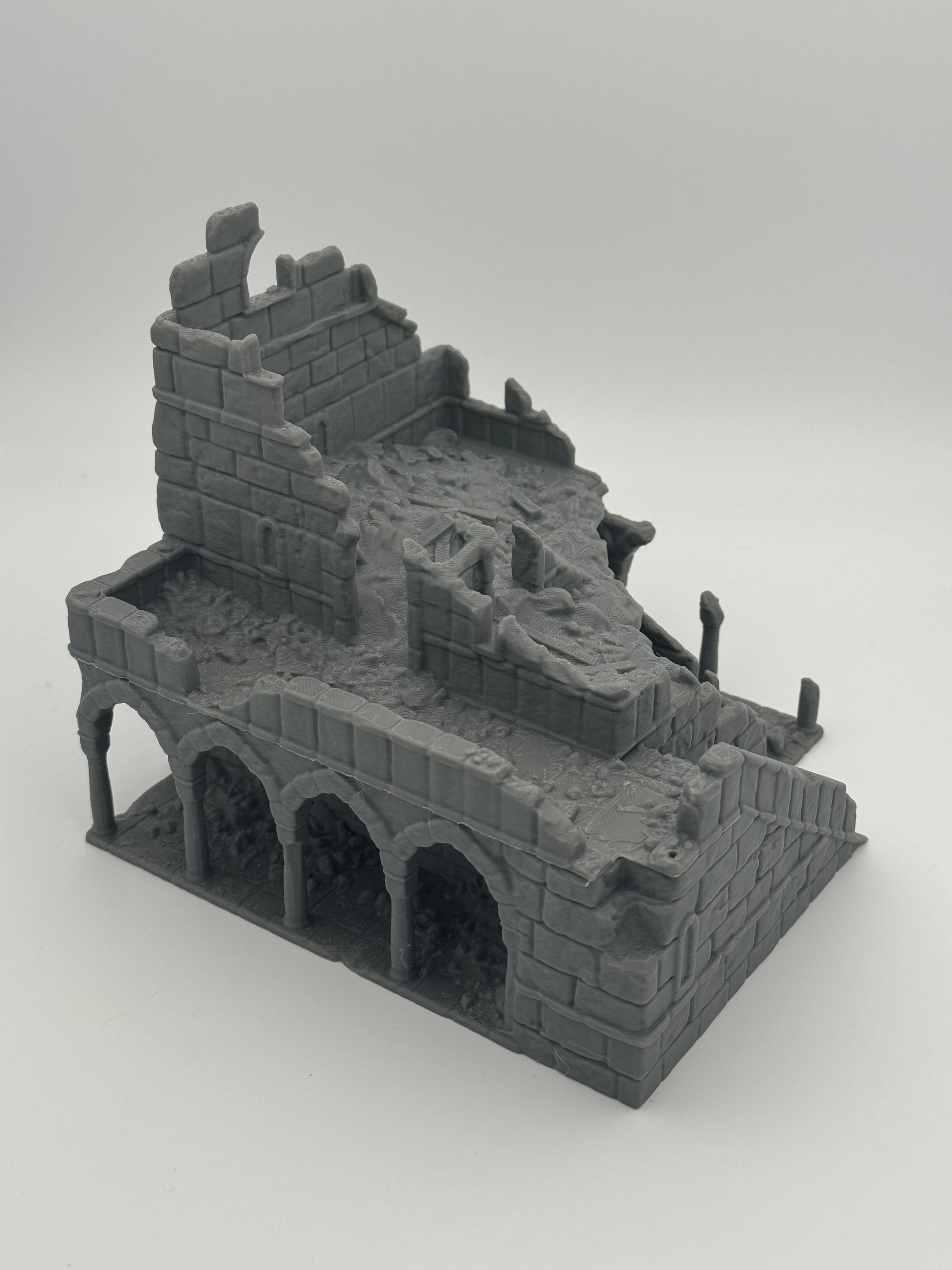 Produktfoto Tabletop 28mm The Printing Goes Ever On (TPGEO)  0: Haus B Ruinen Ivory City - Gebäude Königreich Gonthan -  Tabletop Terrain