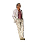 3DP Miniatures 1: Stehende Figur: Mann im Anzug mit Sonnenbrille und Händen in den Hosentaschen (Ref. Nr. 464)