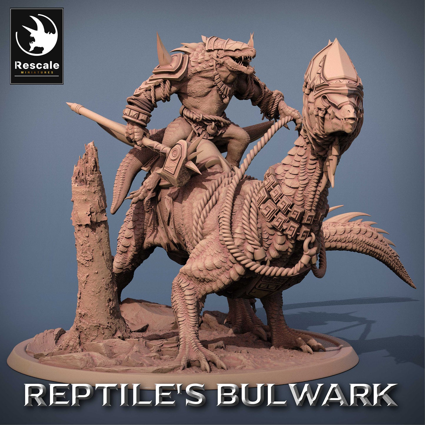 Lizardfolk Rider - Guerrier Lézard sur Mont Dinosaure (C5)