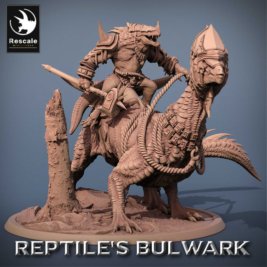 Lizardfolk Rider - Guerrier Lézard sur Mont Dinosaure (C5)