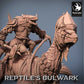 Lizardfolk Rider - Guerrier Lézard sur Mont Dinosaure (C5)