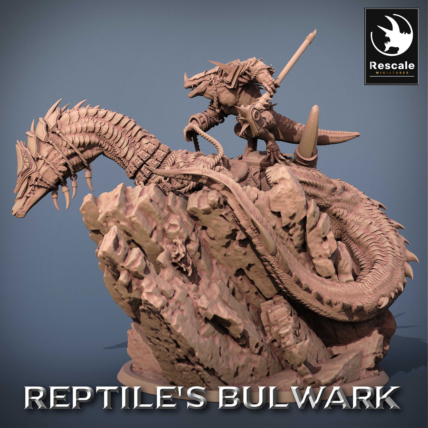 Lizardfolk Rider - Guerrier Lézard sur Mont Dinosaure (C4)