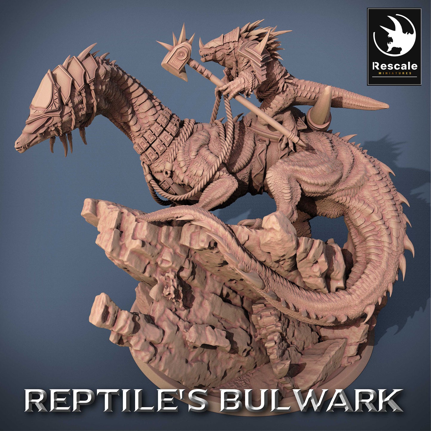 Lizardfolk Rider - Guerrier Lézard sur Mont Dinosaure (C9)