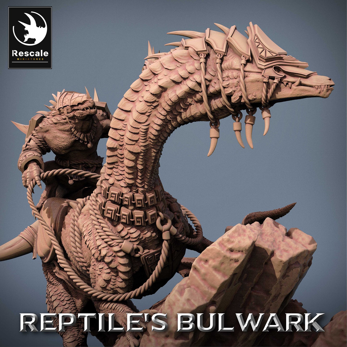 Lizardfolk Rider - Guerrier Lézard sur Mont Dinosaure (C9)