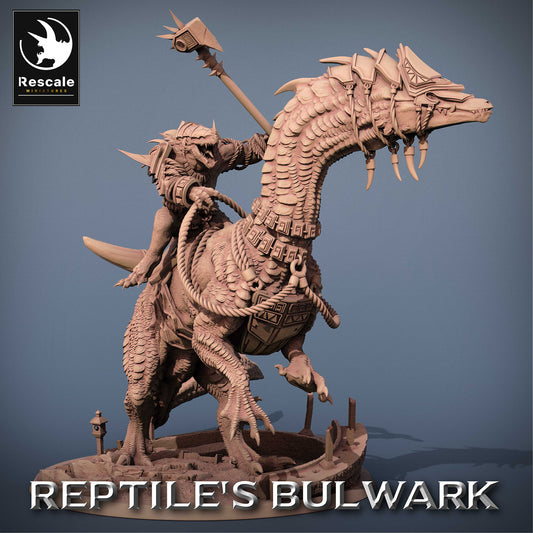 Lizardfolk Rider - Guerrier Lézard sur Mont Dinosaure (C8)