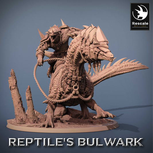 Lizardfolk Rider - Guerrier Lézard sur Mont Dinosaure (C1)