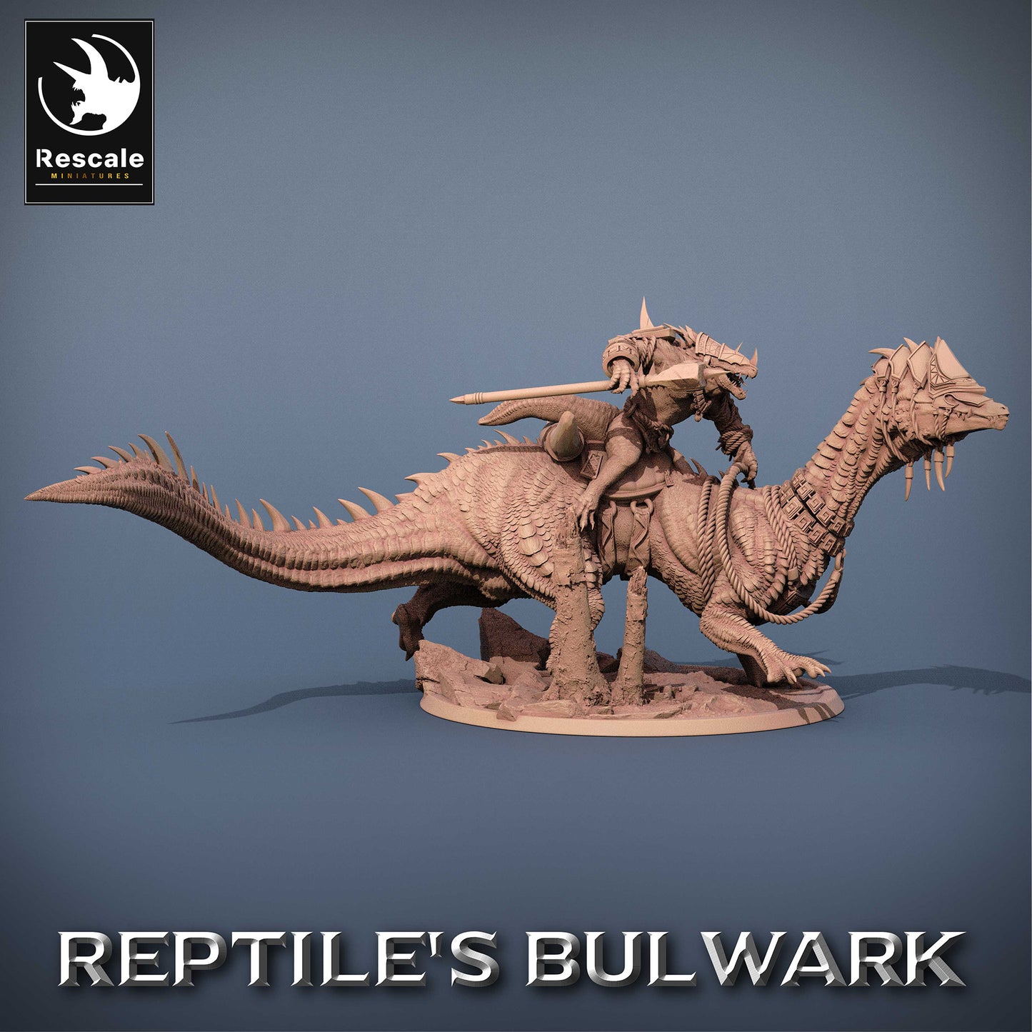 Lizardfolk Rider - Guerrier Lézard sur Mont Dinosaure (C7)