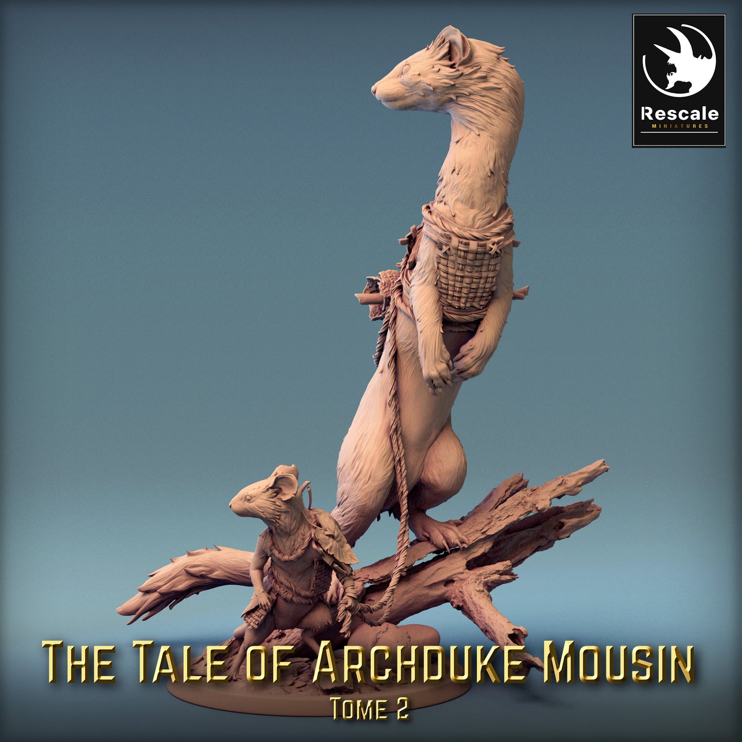 Weasel Rider - Une souris chevauche une belette (D1)
