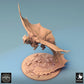 Image du produit Tabletop 28mm Lord of the Print (LotP) 0 : Miniature Tabletop : Dragon en laiton légendaire (Brass Dragon), grand dragon en vol, dragon volant, modèle de dragon, miniature de jeu de rôle, monstre boss (24_08_I)