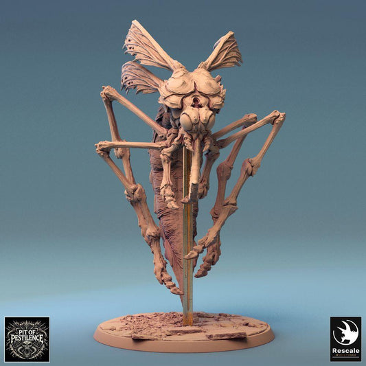 Image de produit Tabletop 28mm Lord of the Print (LotP) 0 : Miniature Tabletop : Moustique démoniaque / Moustique de sang Dravon Hover, monstre insecte volant, boss de nuée (24_08_E4)