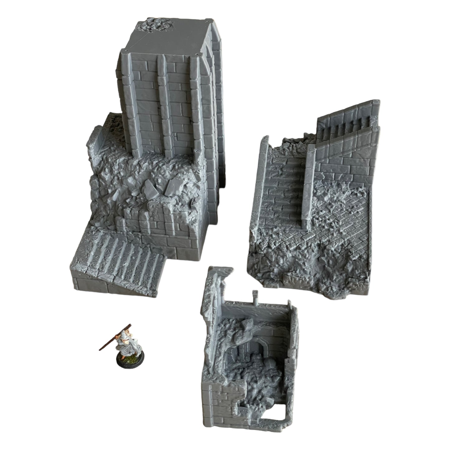 Produktfoto Tabletop 28mm The Printing Goes Ever On (TPGEO)  0: Ruine mittelalterlicher Turm - Überreste militärisches Gebäude - Zerstörter Außenposten