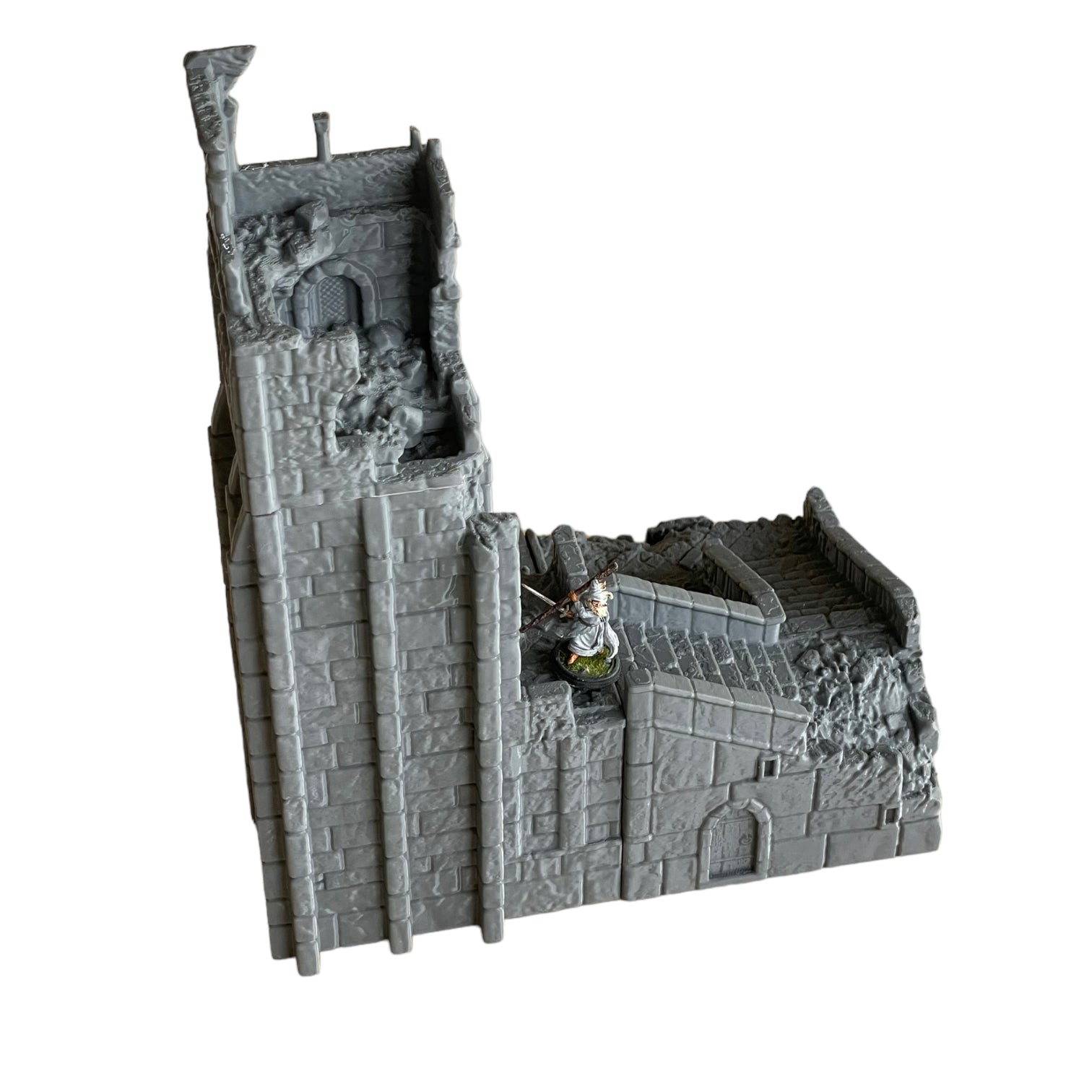 Produktfoto Tabletop 28mm The Printing Goes Ever On (TPGEO)  0: Ruine mittelalterlicher Turm - Überreste militärisches Gebäude - Zerstörter Außenposten