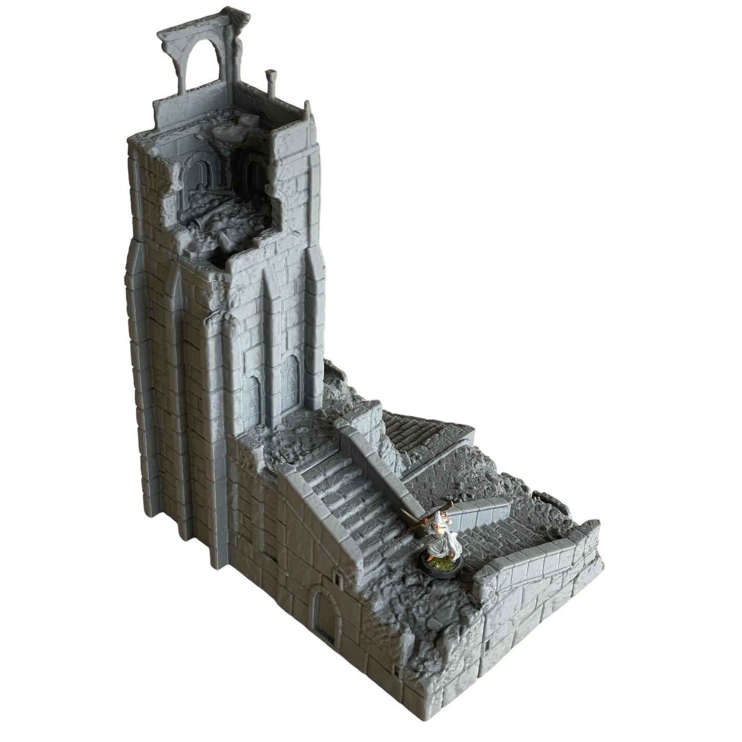Produktfoto Tabletop 28mm The Printing Goes Ever On (TPGEO)  0: Ruine mittelalterlicher Turm - Überreste militärisches Gebäude - Zerstörter Außenposten