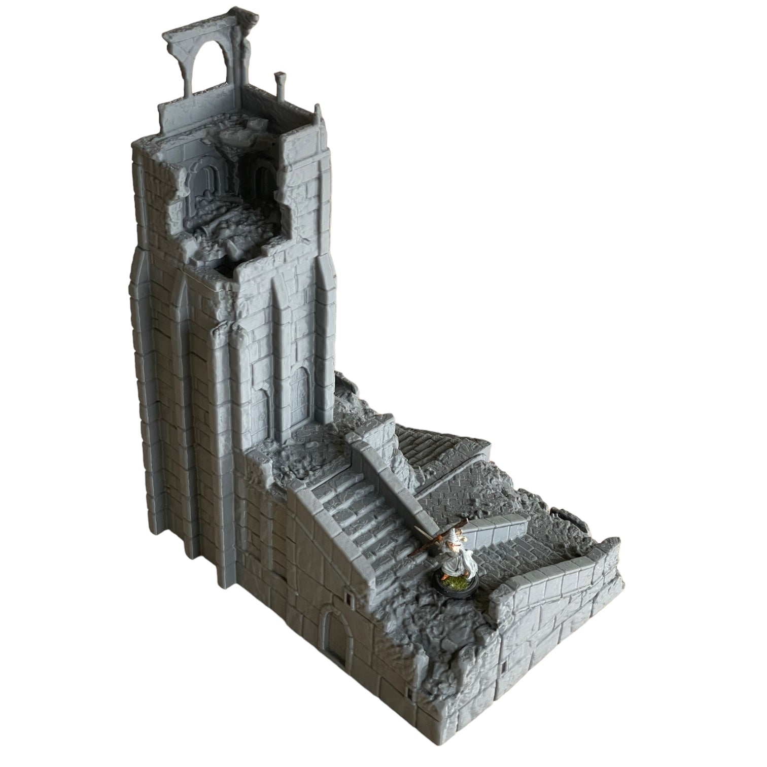 Produktfoto Tabletop 28mm The Printing Goes Ever On (TPGEO)  0: Ruine mittelalterlicher Turm - Überreste militärisches Gebäude - Zerstörter Außenposten