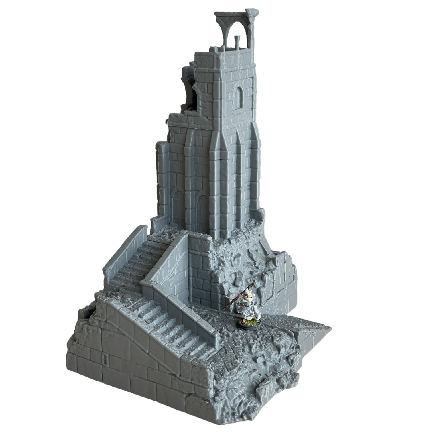 Produktfoto Tabletop 28mm The Printing Goes Ever On (TPGEO)  0: Ruine mittelalterlicher Turm - Überreste militärisches Gebäude - Zerstörter Außenposten