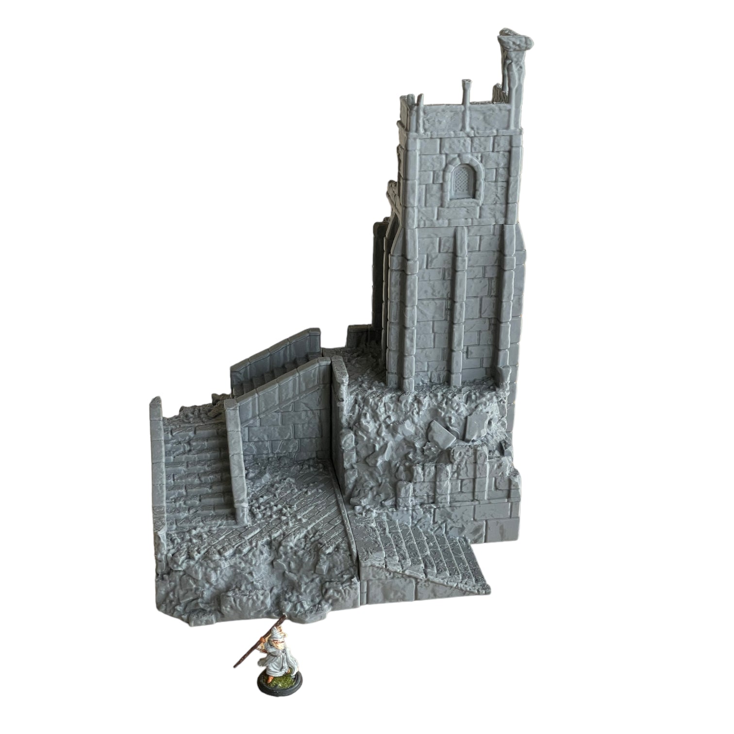 Produktfoto Tabletop 28mm The Printing Goes Ever On (TPGEO)  0: Ruine mittelalterlicher Turm - Überreste militärisches Gebäude - Zerstörter Außenposten