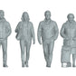 Photo de produit de modélisme diorama 2 : Ensemble de figurines passants 2 - 6 figurines (h0_29)
