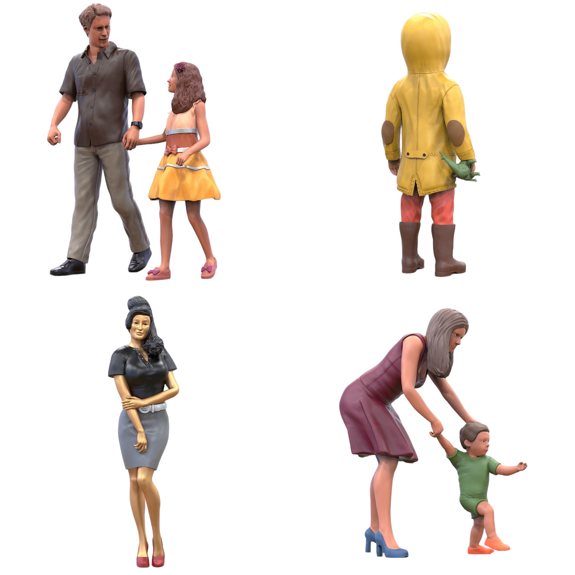 Photo du produit 0 : Ensemble familial : père, mère, enfant