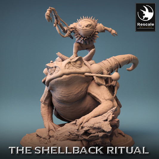 Croaker Rider - Croaker sur Toad - Fish People Warrior (D2)