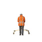 Photo du produit 0 : Ouvrier de la route avec un véhicule de mesure : Géomètre sur le chantier