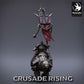 Templar Banner Bearer Rider - Puissant souverain de l'Ordre des Templiers - Chevaliers Templiers (D2)