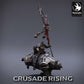 Templar Banner Bearer Rider - Puissant souverain de l'Ordre des Templiers - Chevaliers Templiers (D2)