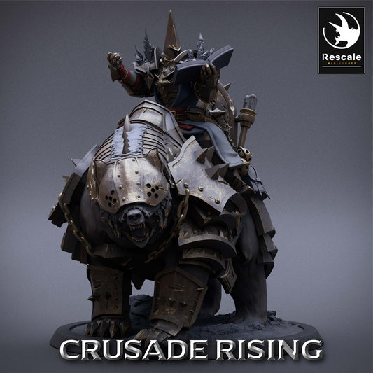 Templar Priest Rider - Puissant souverain de l'Ordre des Templiers - Chevaliers Templiers (C2)