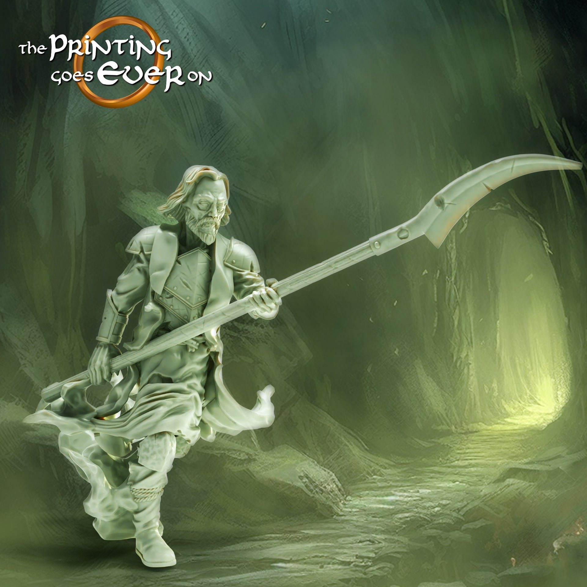 Photo du produit Tabletop 28mm The Printing Goes Ever On (TPGEO) 0: Esprit Mercenaire: Guerrier des Morts - Armée des Damnés et Voleurs