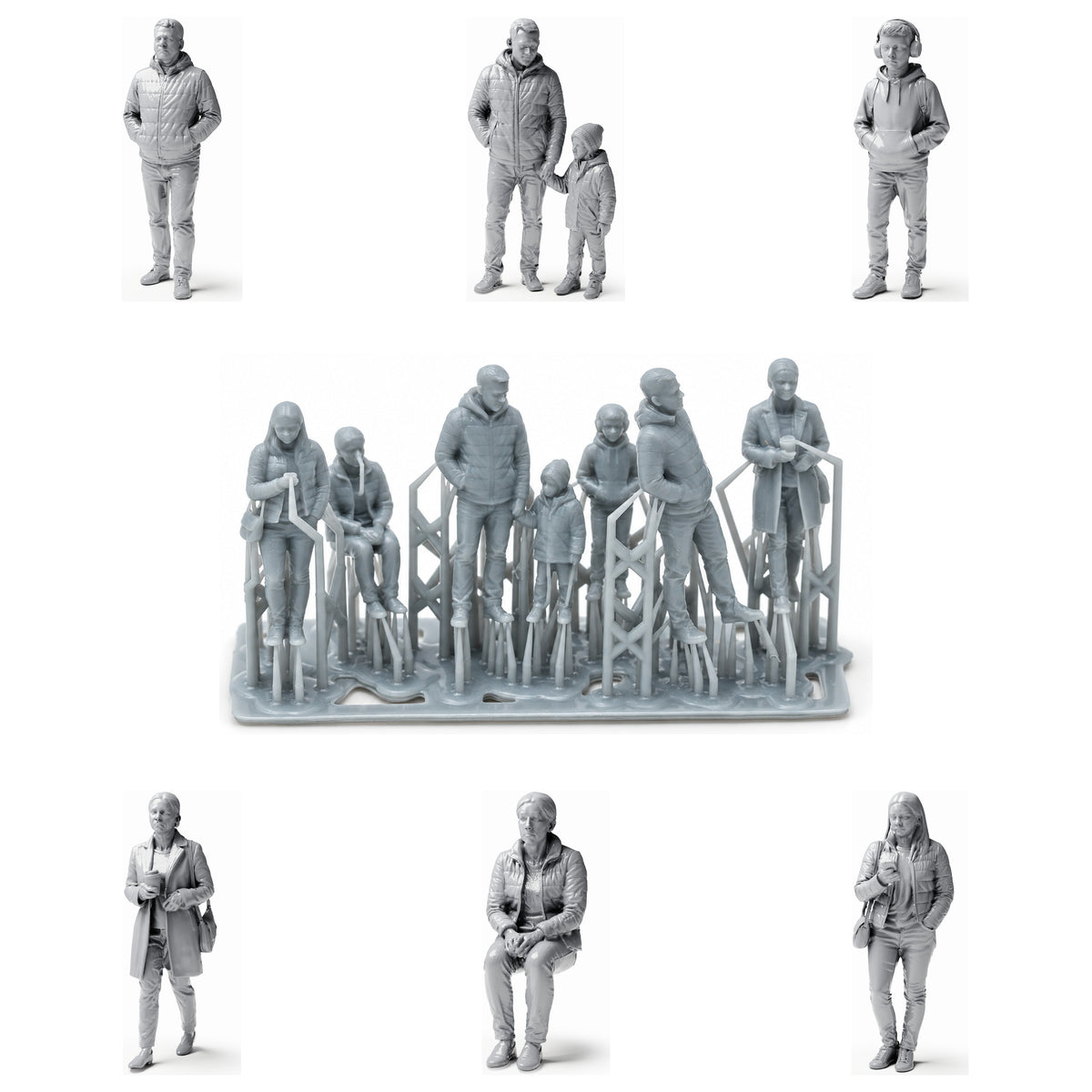 3drifter-miniatures Passanten & Kinder Hauptbild
