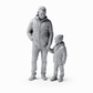 3drifter-miniatures Passanten & Kinder Figurenansicht 2