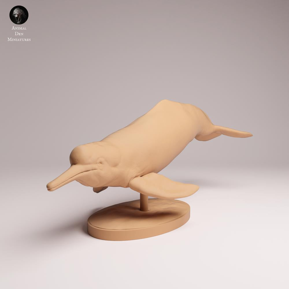 Photo de produit Tabletop 28mm Lord of the Print (LotP) 0 : Figurine animale : dauphin de l'Amazone - nageant