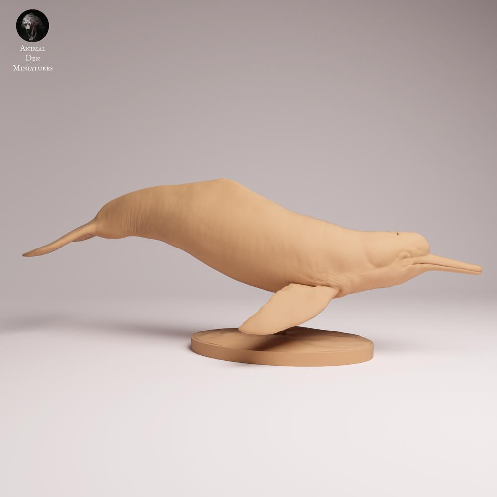 Photo de produit Tabletop 28mm Lord of the Print (LotP) 1: Figurine d'animal aquatique: dauphin de l'Amazone - nageant