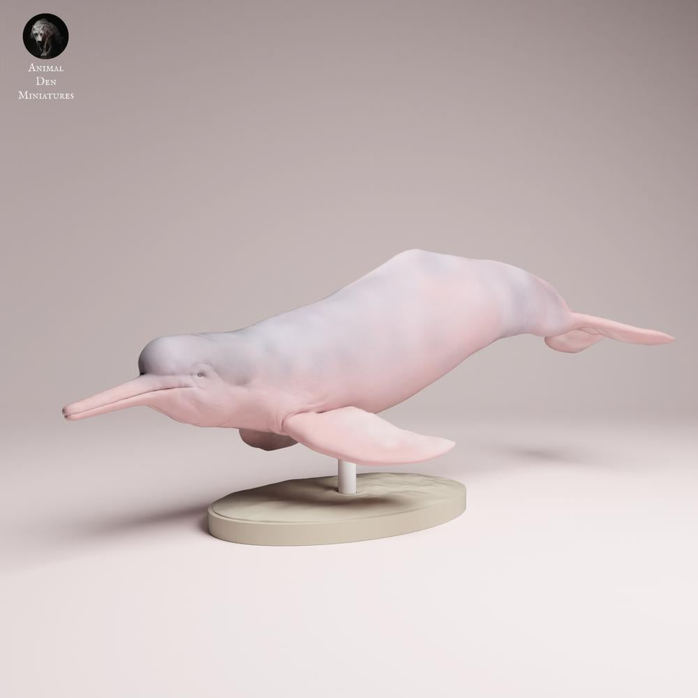 Photo du produit Tabletop 28mm Lord of the Print (LotP) 3 : Figurine animale : dauphin de l'Amazone - nageant