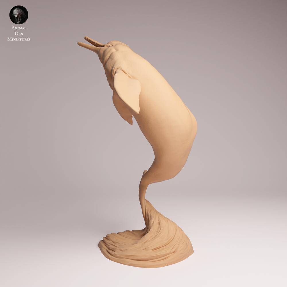 Photo de produit Tabletop 28mm Lord of the Print (LotP) 0 : Figurine animale : dauphin de rivière amazonien - émergent