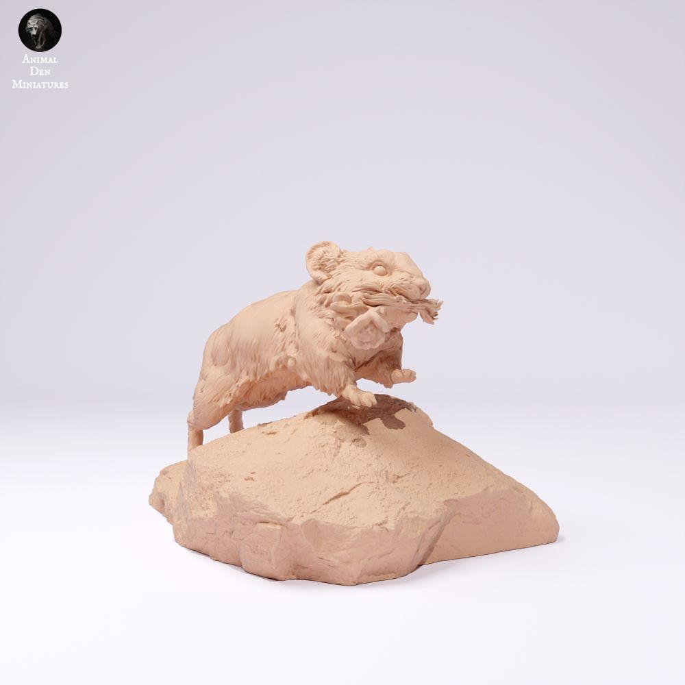 Photo produit 2 : figurine animalière : pika américain - en course (25_01_07)