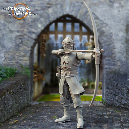 Produktfoto Tabletop 28mm The Printing Goes Ever On (TPGEO)  0: Bogenschützen von Gonthan: Mittelalterliche Ritter - Krieger der weißen Stadt