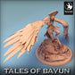 Photo de produit Tabletop 28mm Lord of the Print (LotP) 0 : Miniature Tabletop : Harpie / Harpie en piqué, Reine des sirènes, démon ailé, chasseuse des cieux (24_01_I5)