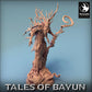 Photo de produit Tabletop 28mm Lord of the Print (LotP) 0 : Miniature Tabletop : Lechy / Leshy, druide esprit de la forêt, gardien du bosquet, seigneur des dryades avec bâton et hibou (24_01_P)