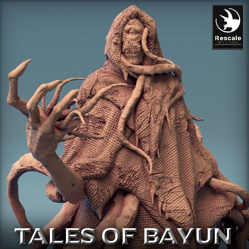 Photo du produit Tabletop 28mm Lord of the Print (LotP) 0 : Miniature Tabletop : Sombre Invocateur, Nécromancien, Cultiste Eldritch, Mage aux Tentacules - Liho (24_01_J)
