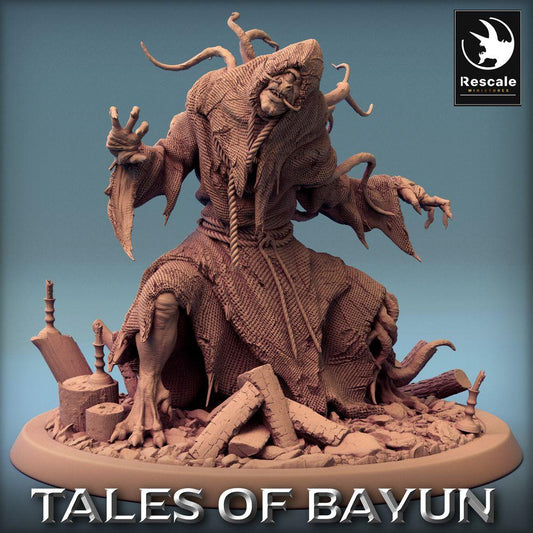 Photo de produit Tabletop 28mm Lord of the Print (LotP) 0 : Miniature Tabletop : Cultiste Sombre Sorcier - Invocateur de Démons, Nécromancien et Mage des Tentacules Eldritch (24_01_C1)