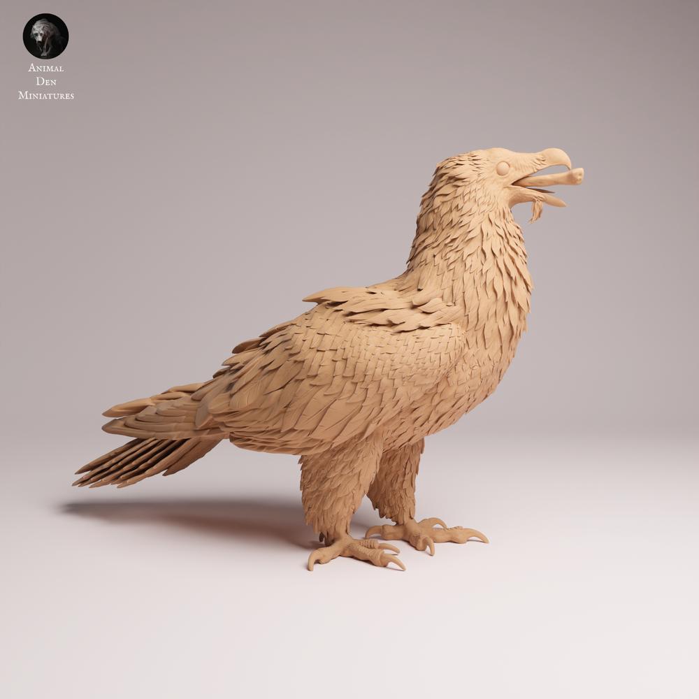 Produktfoto Tabletop 28mm Lord of the Print (LotP) 0: Greifvogel Tierfigur: Bartgeier - fressend (26_06_04)