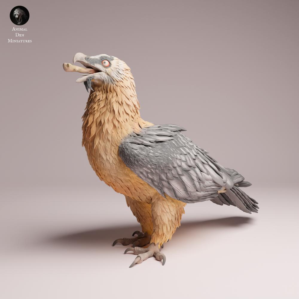 Produktfoto Tabletop 28mm Lord of the Print (LotP) 3: Greifvogel Tierfigur: Bartgeier - fressend (26_06_04)