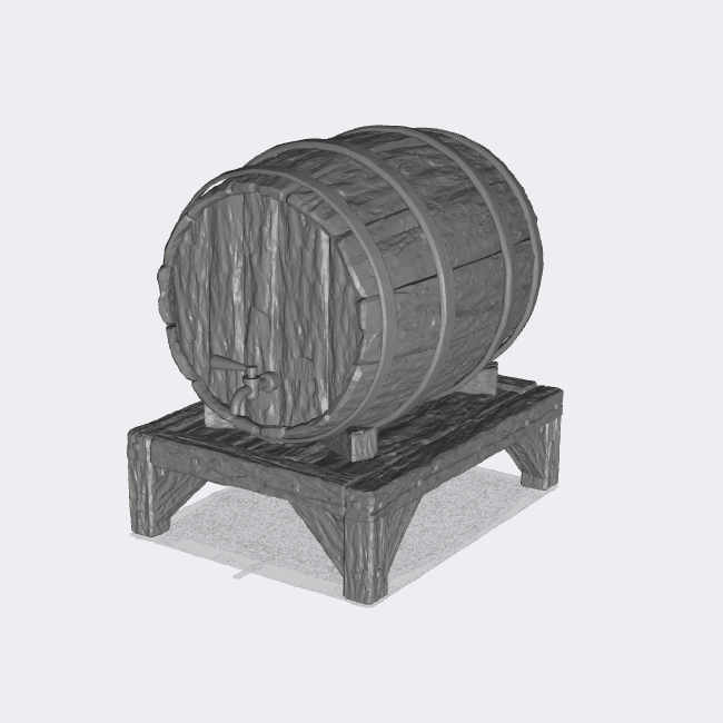 Photo de produit Miniature Meubles, Décoration Diorama et Modélisme 0 : Stockage et Rangement : Fût de bière