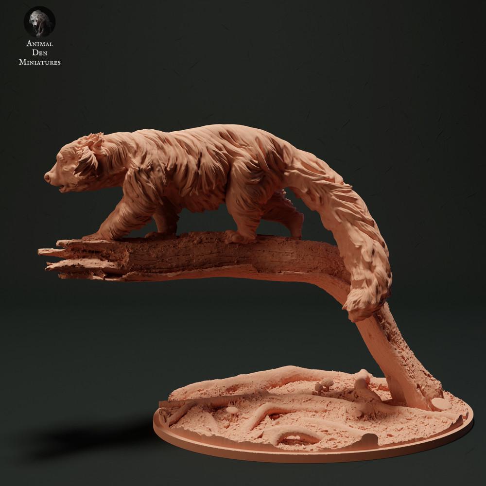 Photo de produit figurine animale Animal Den Miniatures 1 : figurine d’animal sauvage : binturong - ours-chat (23_05_10)