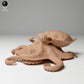 Photo du produit, figurine animale Animal Den Miniatures 0 : animal marin, figurine animale : grand poulpe aux anneaux bleus (24_05_06)