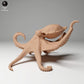 Photo du produit figurine animale Animal Den Miniatures 0 : animal marin figurine animale : Grand poulpe aux anneaux bleus - nageant (24_05_05)