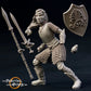 Photo produit Tabletop 28mm The Printing Goes Ever On (TPGEO) 0 : Elf modulaire : 2 guerriers elfes avec différentes armes - épée, bouclier, lance, arc