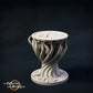 Photo du produit Tabletop 28mm The Printing Goes Ever On (TPGEO) 0 : Roi et Reine des Elfes : Souverains elfes avec fontaine - Époux et Épouse