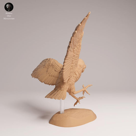 Photo produit figurine animale Animal Den Miniatures 0 : figurine d’animal sauvage : Kaninchenkauz - en vol (25_09_15)