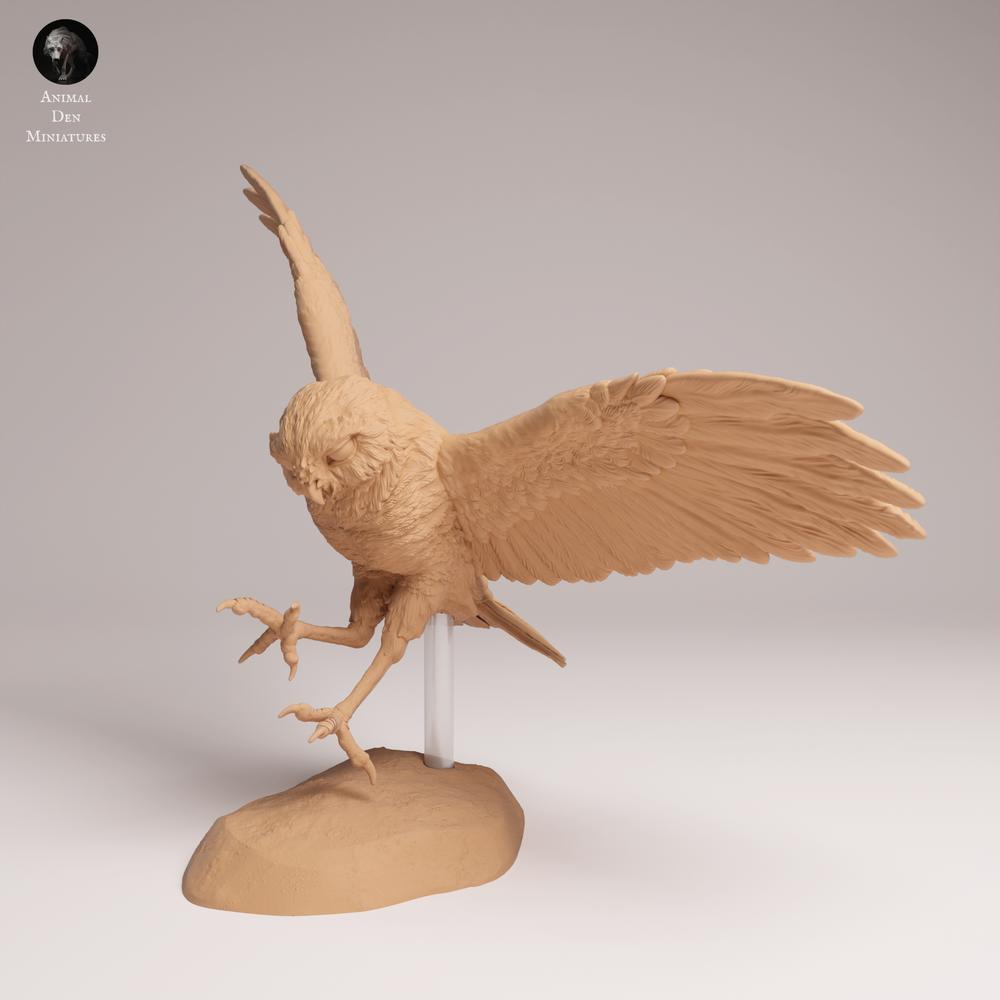 Produktfoto Tierfigur Animal Den Miniatures 1: Wildtier Tierfigur: Kaninchenkauz - im Flug (25_09_15)